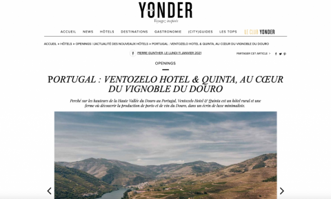 YONDER, Ventozelo Hotel 